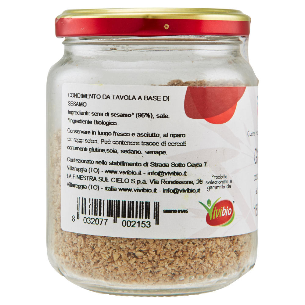 GOMMASIO SEMI SESAMO TOSTATI BIO 150GR - 6