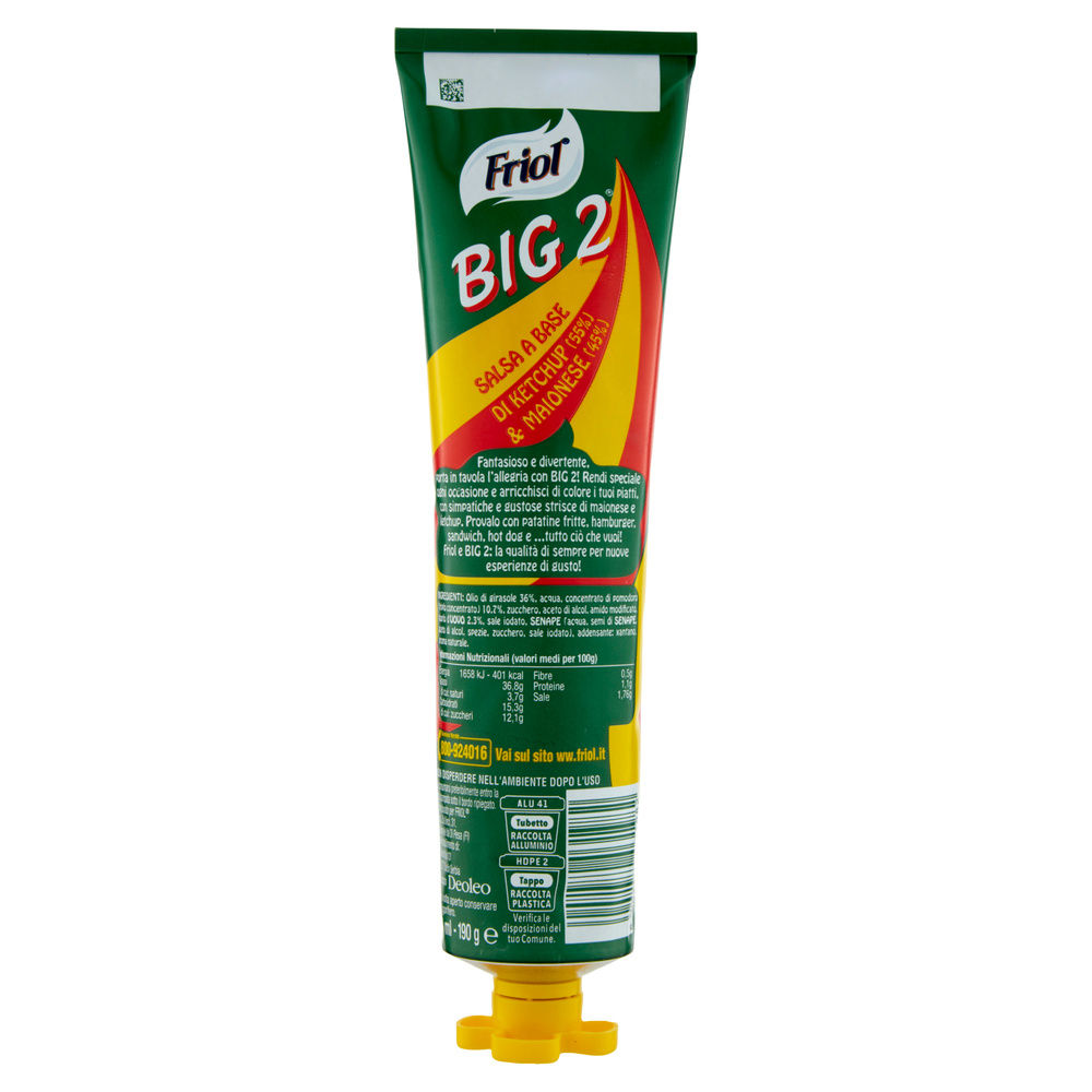 MAIONESE + KETCHUP TUBE FRIOL G190 - 12