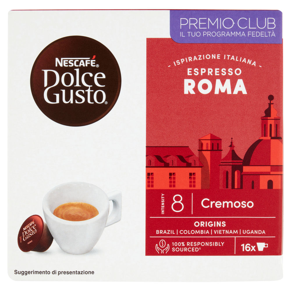 Nescafe' dolce gusto espresso roma extracrema 16caps g 99,2