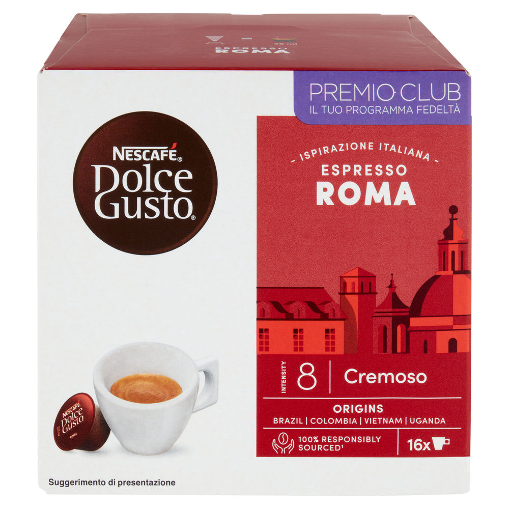 NESCAFE' DOLCE GUSTO ESPRESSO ROMA EXTRACREMA 16CAPS G 99,2 - 7