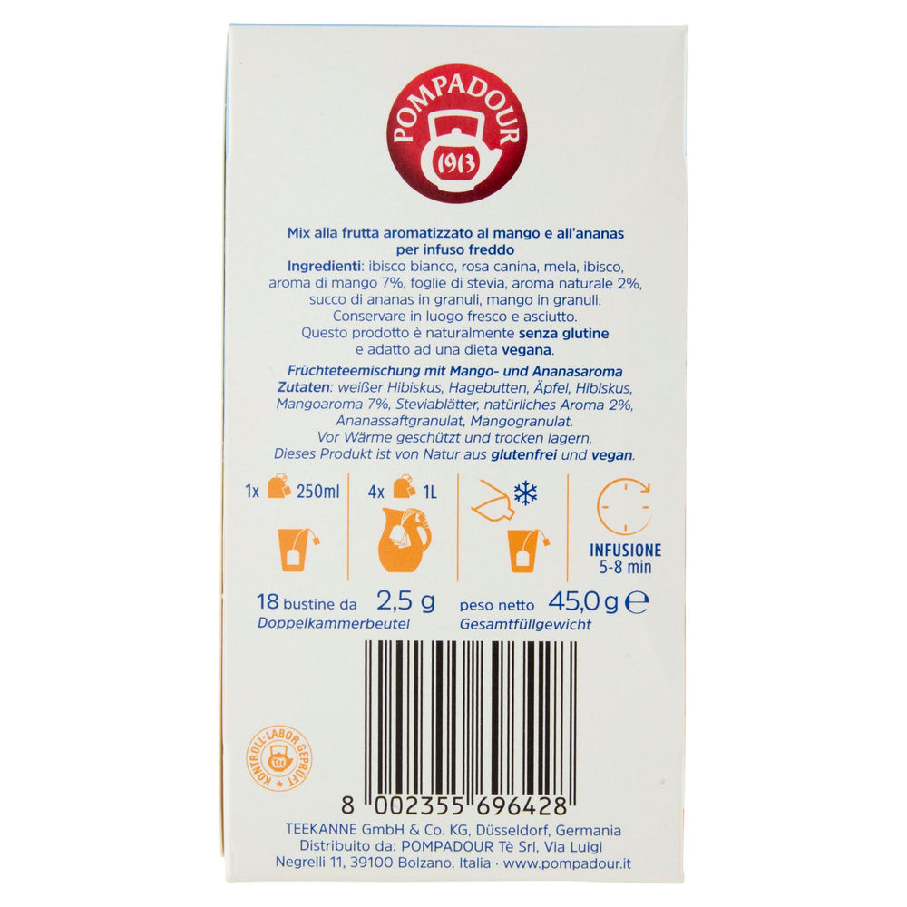 FREDDE INFUSIONI MANGO ANANAS POMPADOUR G 45 - 7