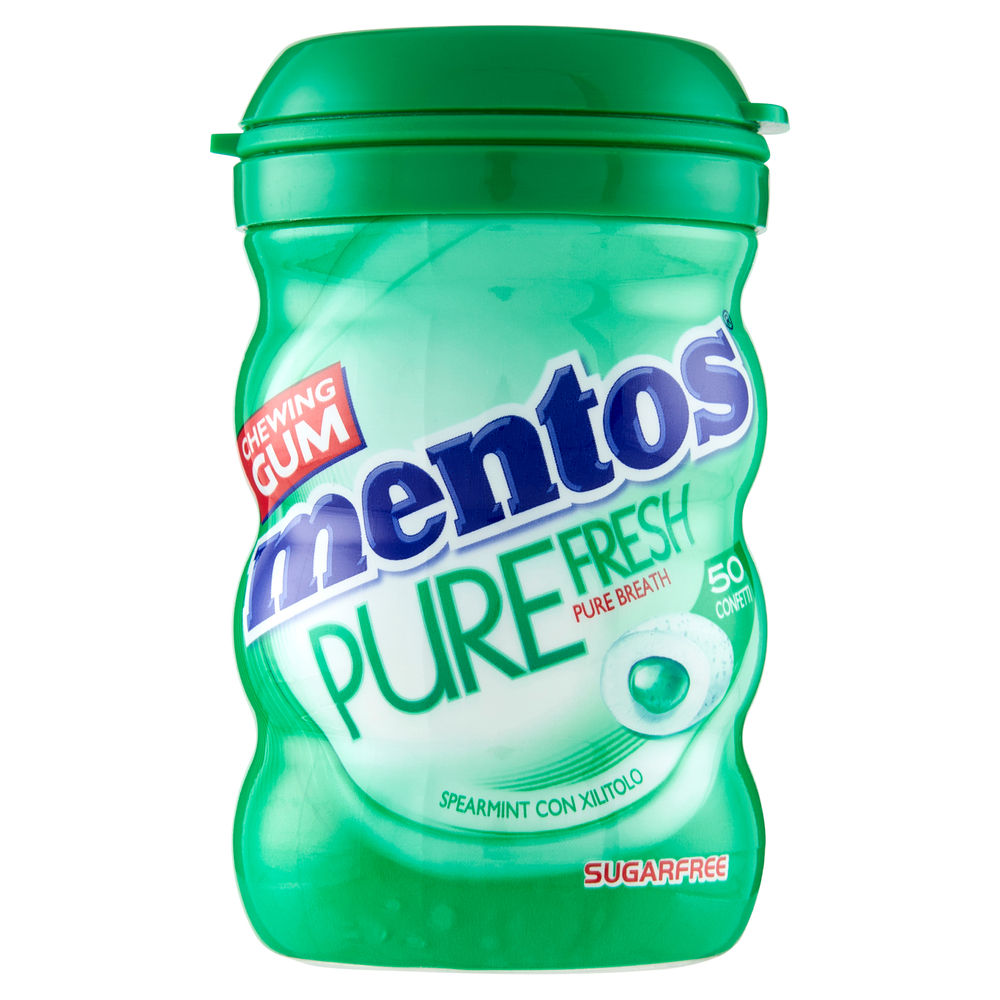 Chewing gum spearmint x8 mentos g 100