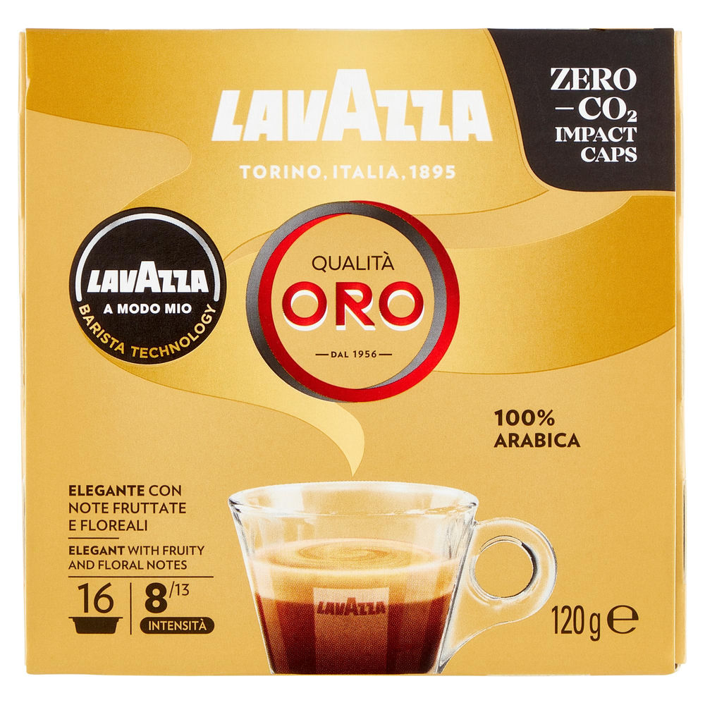 Capsule a modo mio qualità oro lavazza pz. 16 g 120