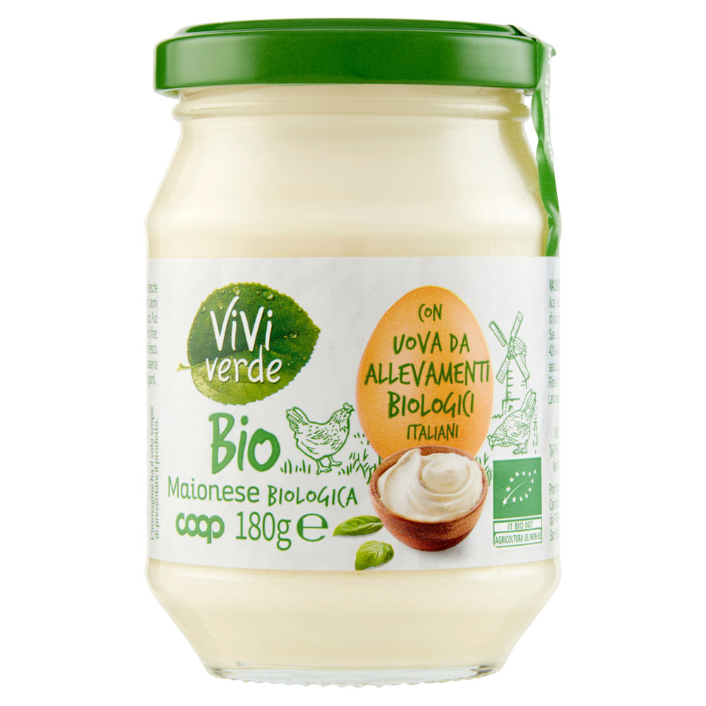 Maionese biologica coop vivi verde vaso g180