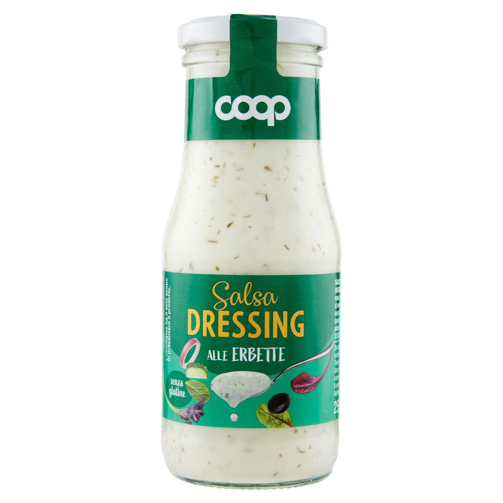 Salsa dressing erbette btg vetro coop ml250