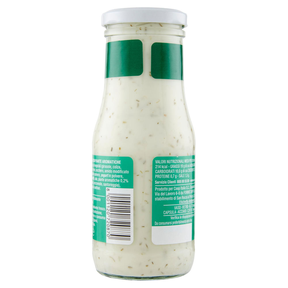 SALSA DRESSING ERBETTE BTG VETRO COOP ML250 - 1