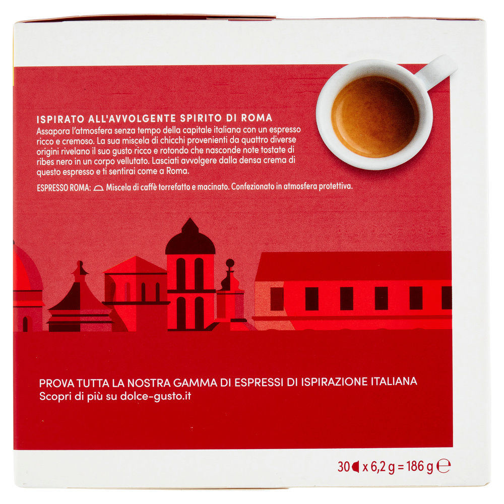 NESCAFE' DOLCE GUSTO ESPRESSO ROMA EXTRACREMA 30CAPS G 186 - 6