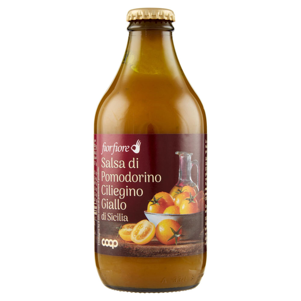 Salsa di ciliegino giallo fior fiore coop btg g330