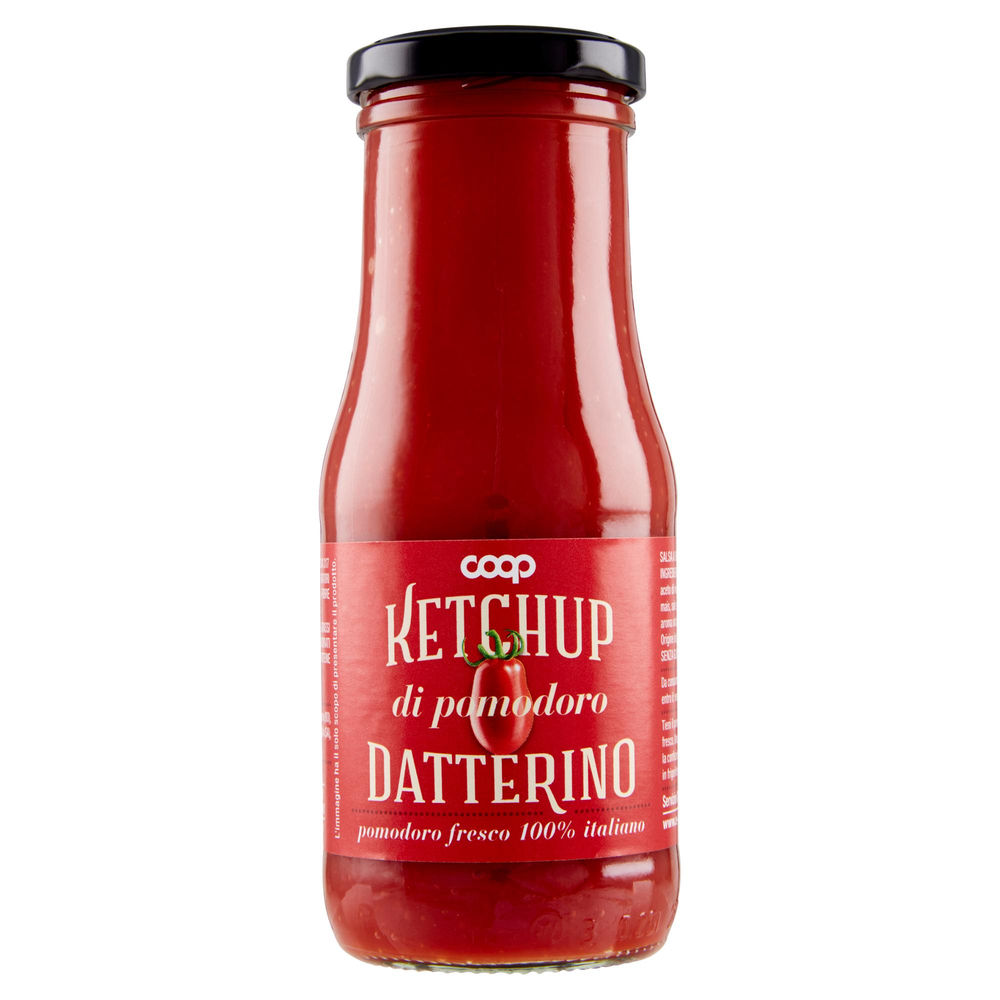 KETCHUP DI POMODORO DATTERINO COOP BTG VETRO G280 - 0