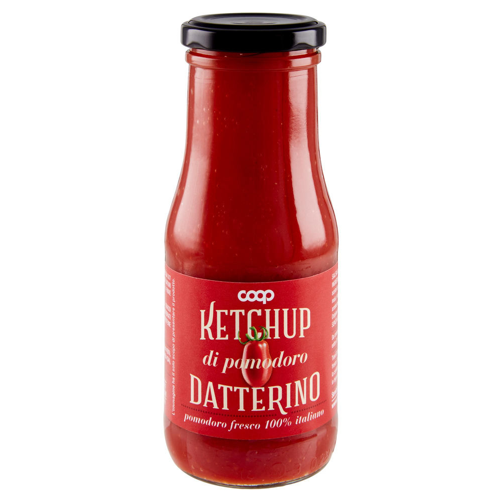 KETCHUP DI POMODORO DATTERINO COOP BTG VETRO G280 - 4