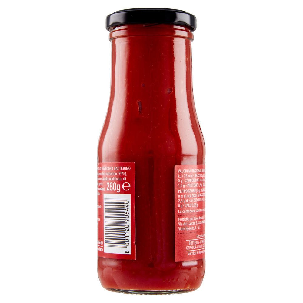 KETCHUP DI POMODORO DATTERINO COOP BTG VETRO G280 - 1