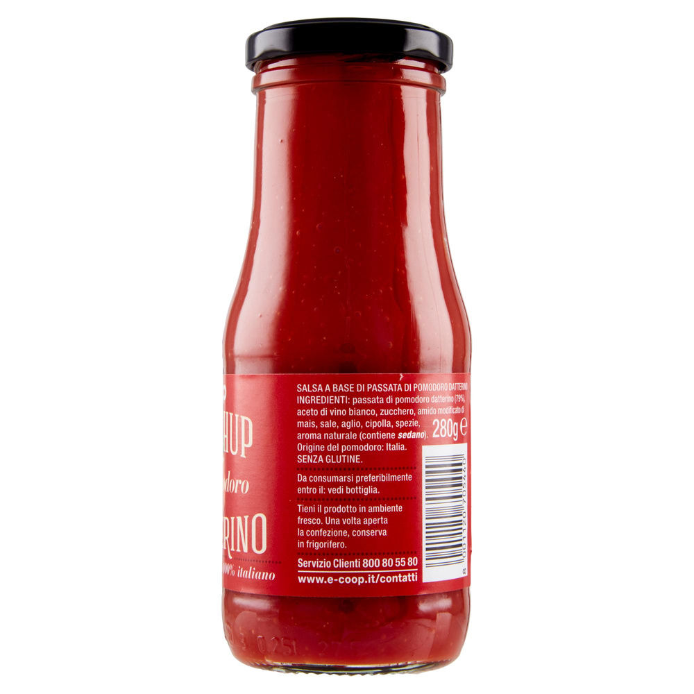 KETCHUP DI POMODORO DATTERINO COOP BTG VETRO G280 - 5