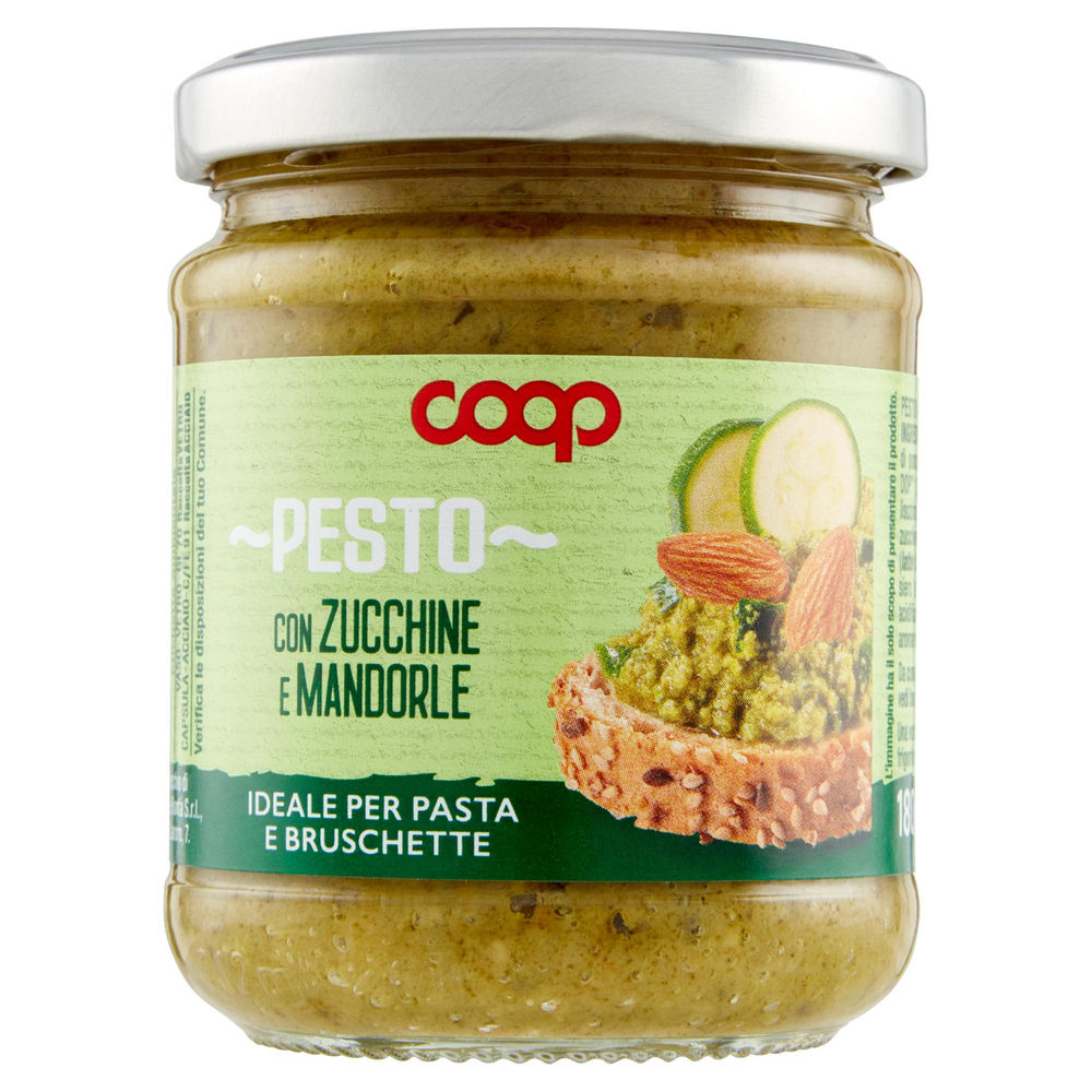 Pesto zucchine e mandorle coop g180