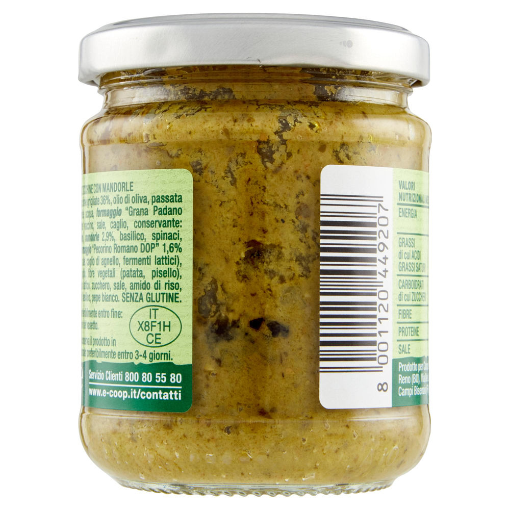 PESTO ZUCCHINE E MANDORLE COOP G180 - 1