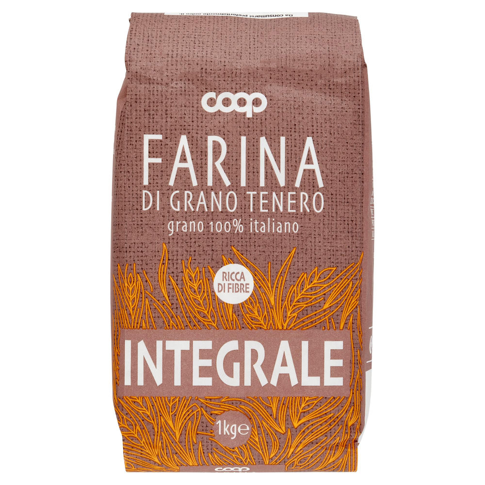 Farina coop integrale 100% italia kg1