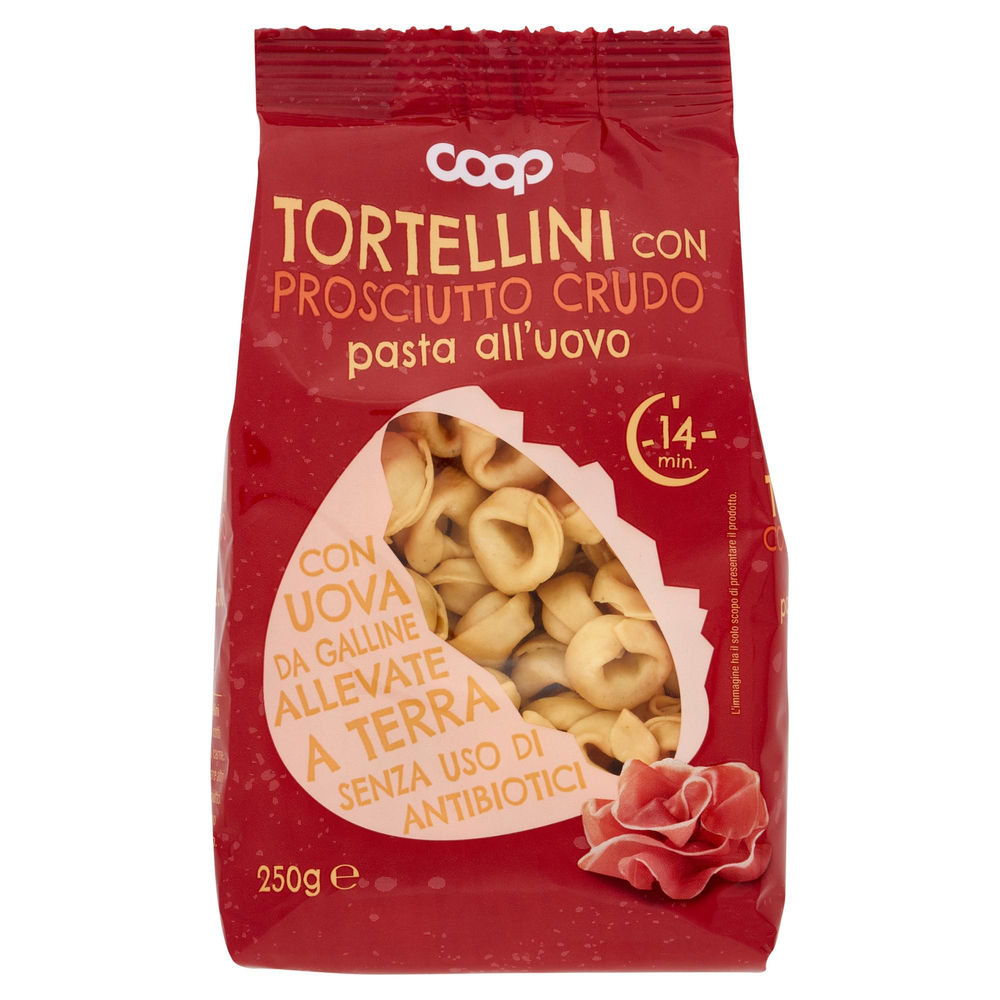 TORTELLINI SECCHI AL PROSCIUTTO CRUDO COOP G250 - 0