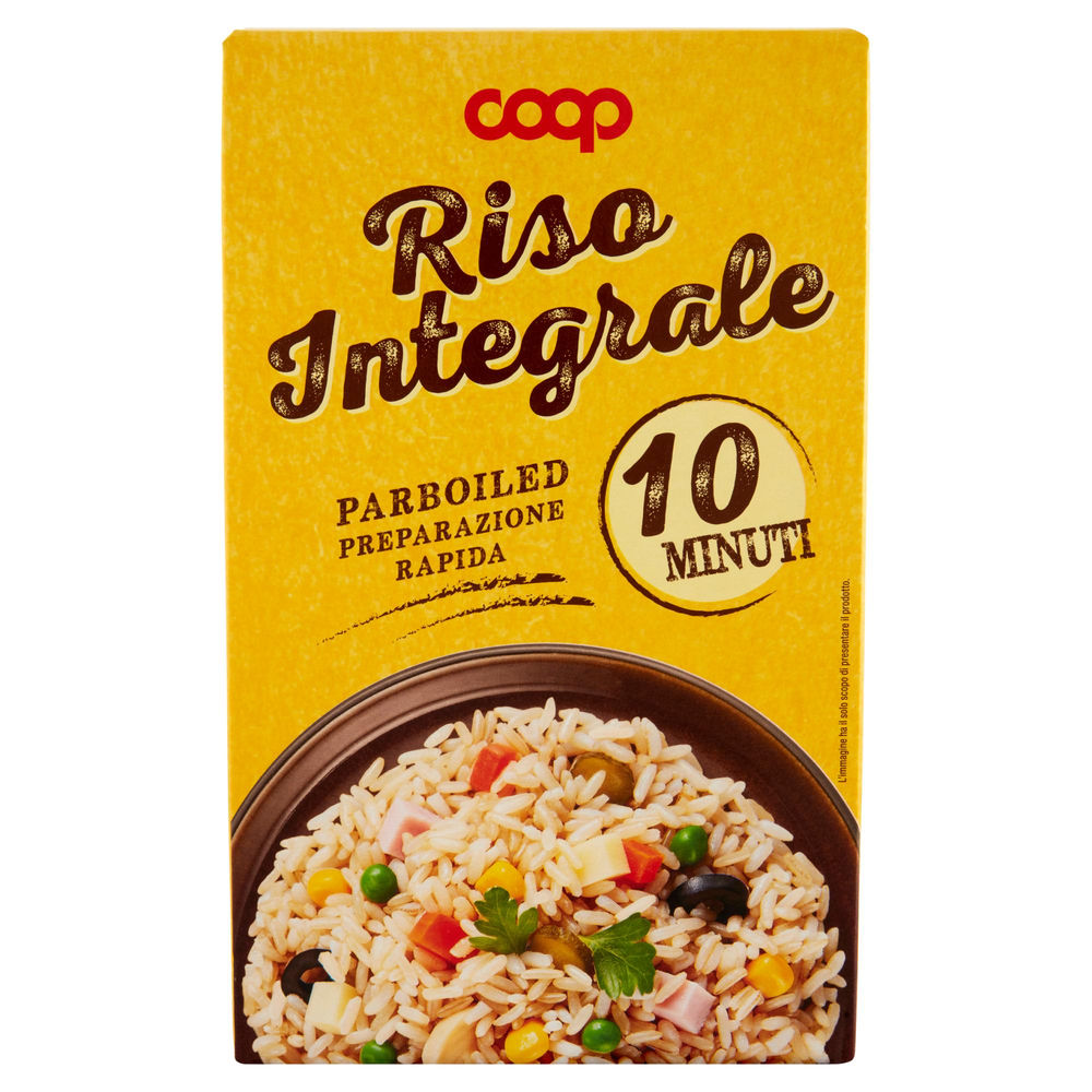 Riso integrale lungo b coop cottura rapida kg1