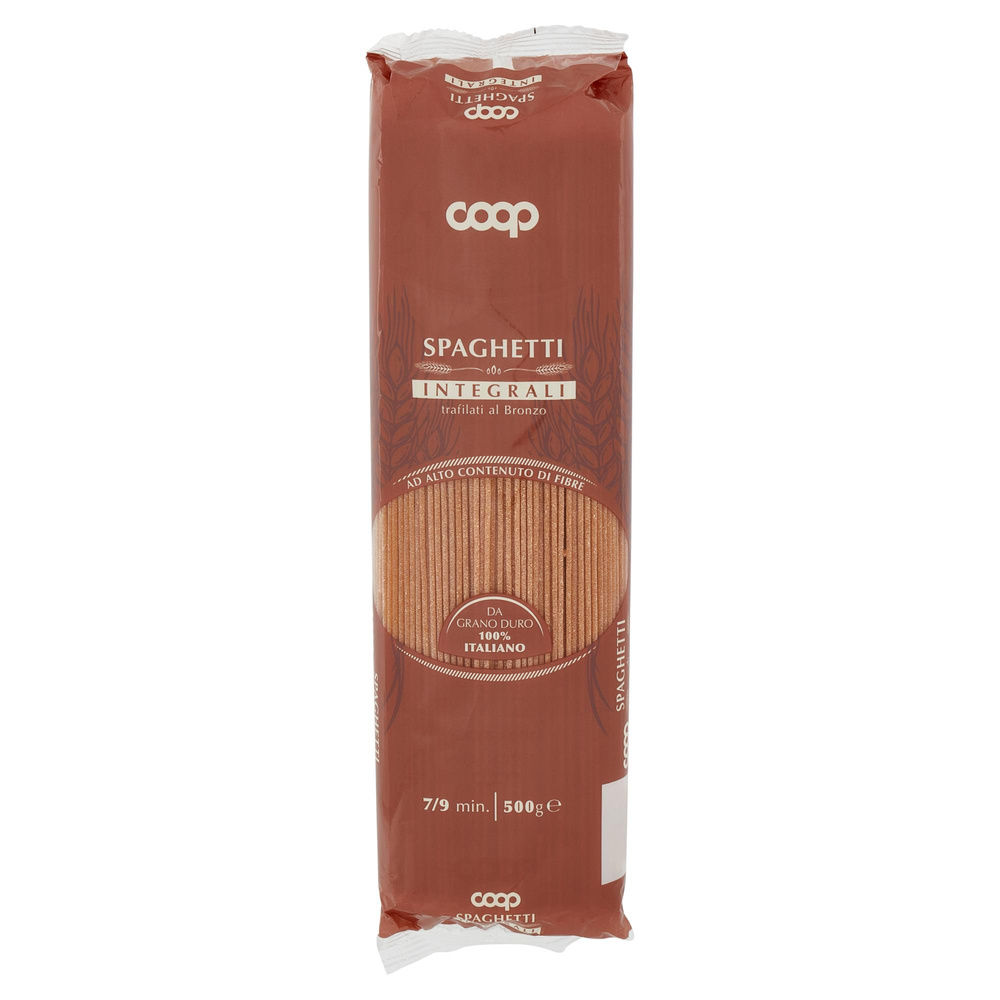 SPAGHETTI INTEGRALI COOP GRANO 100% ITALIANO G500 - 7