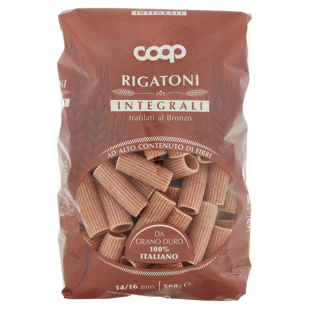 RIGATONI INTEGRALI COOP GRANO 100% ITALIANO G500 - 4