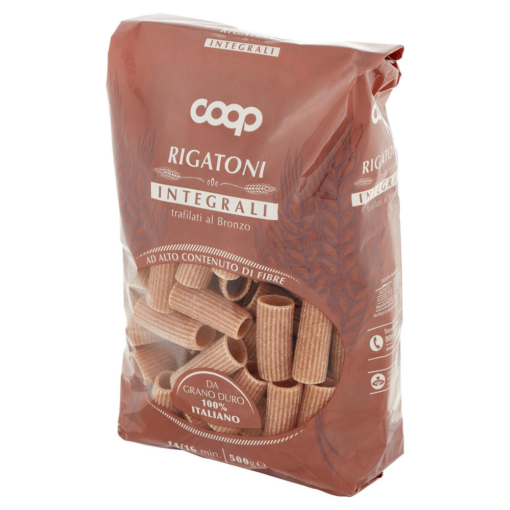 RIGATONI INTEGRALI COOP GRANO 100% ITALIANO G500 - 3