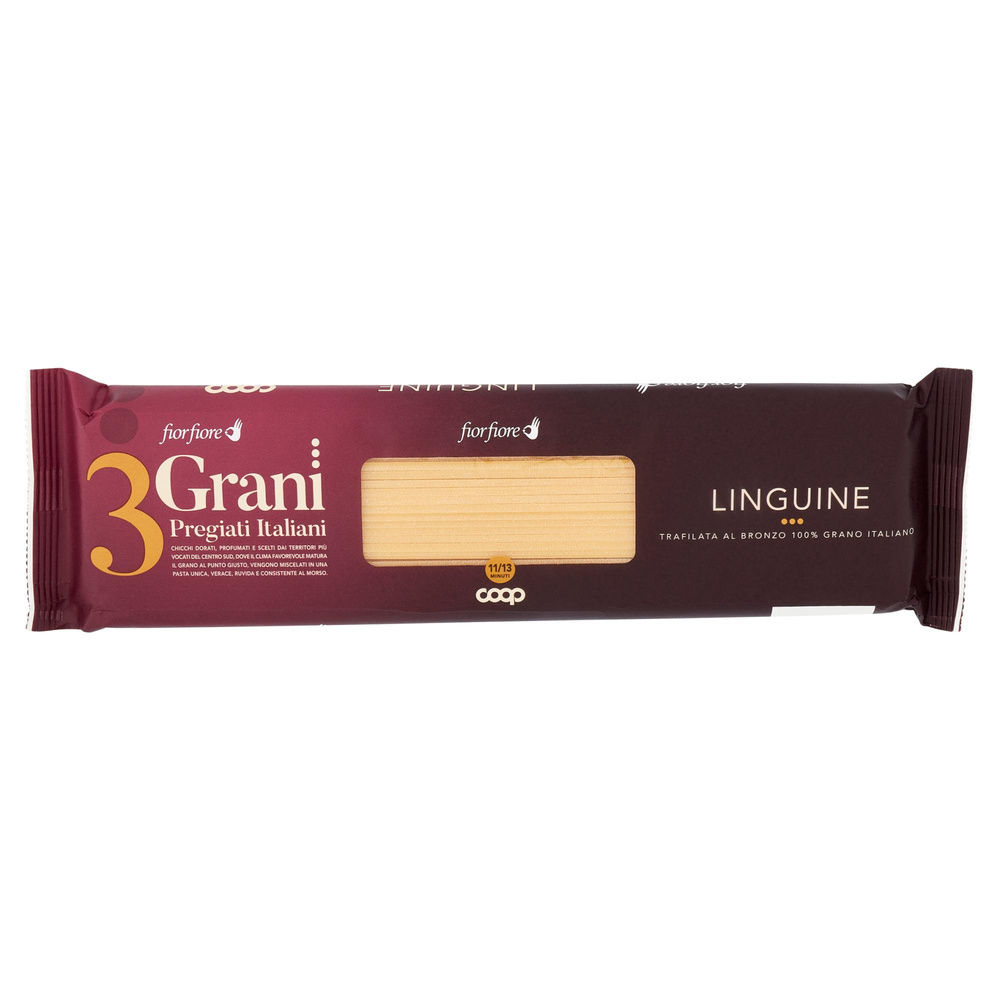 PASTA DI SEMOLA LINGUINE GRANDI FIOR FIORE 3 GRANI COOP G500 - 7