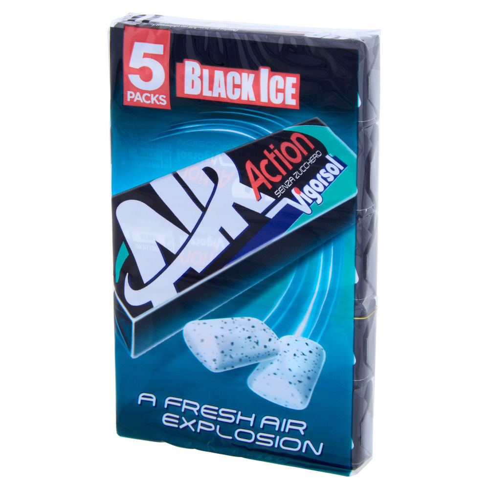 CHEWING GUM BLACK ICE VIGORSOL AIR ACTION PERFETTI MPK PEZZI 5 G 66 - 14