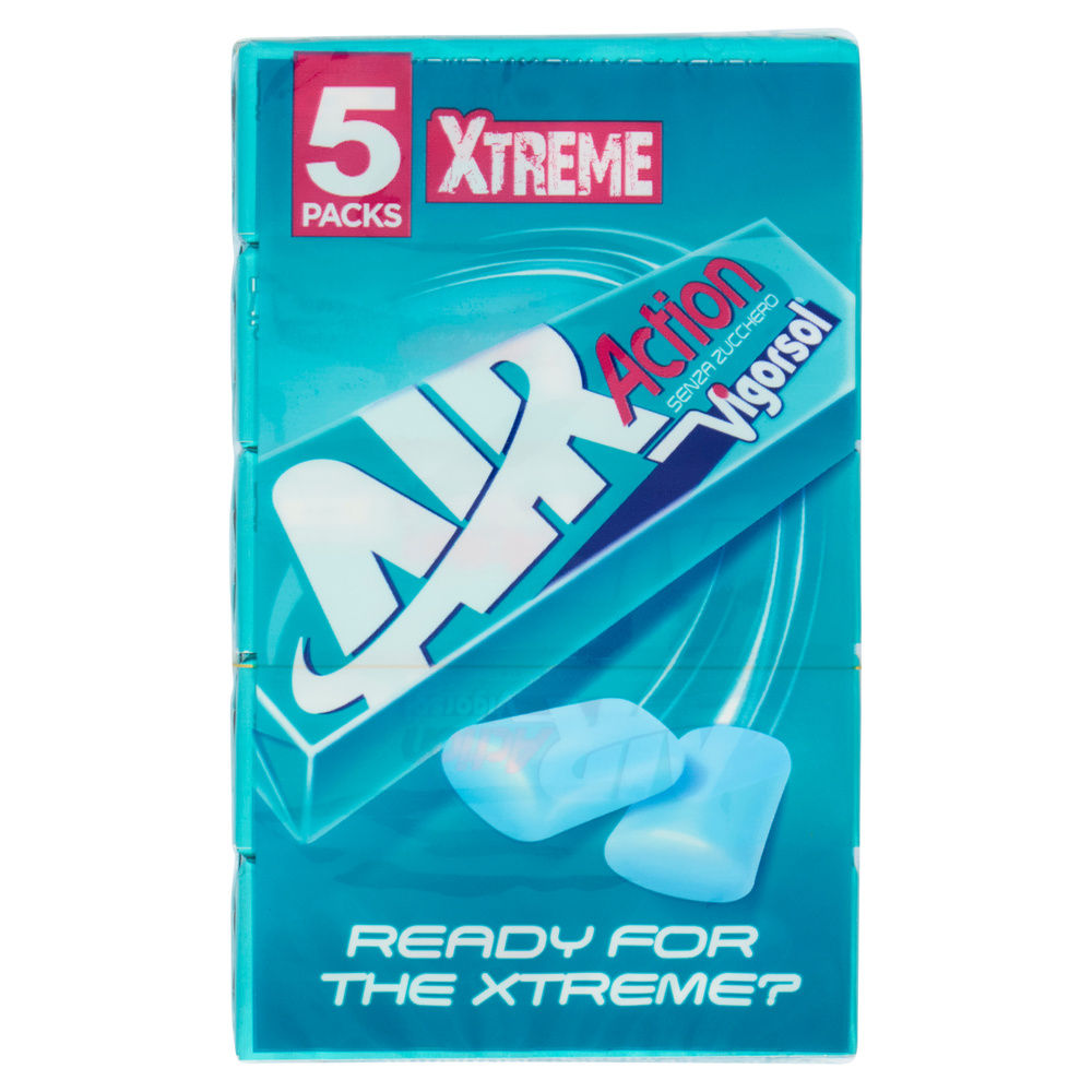 CHEWING GUM VIGORSOL AIR ACTION XTREME MTI MULTIPACK PZ.5 G 66 - 0