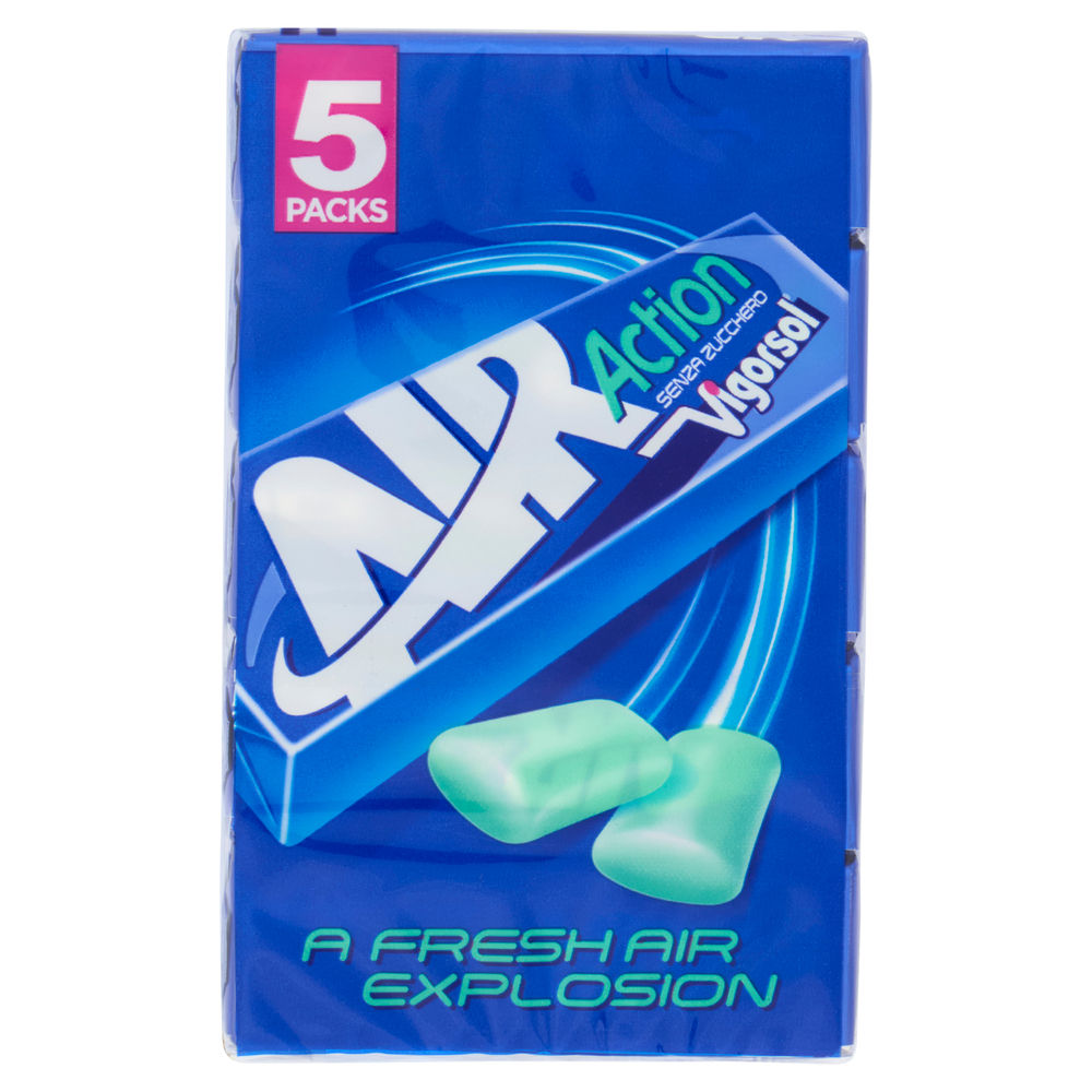 Chewing gum air action vigorsol perfetti multipack pezzi 5 g 66