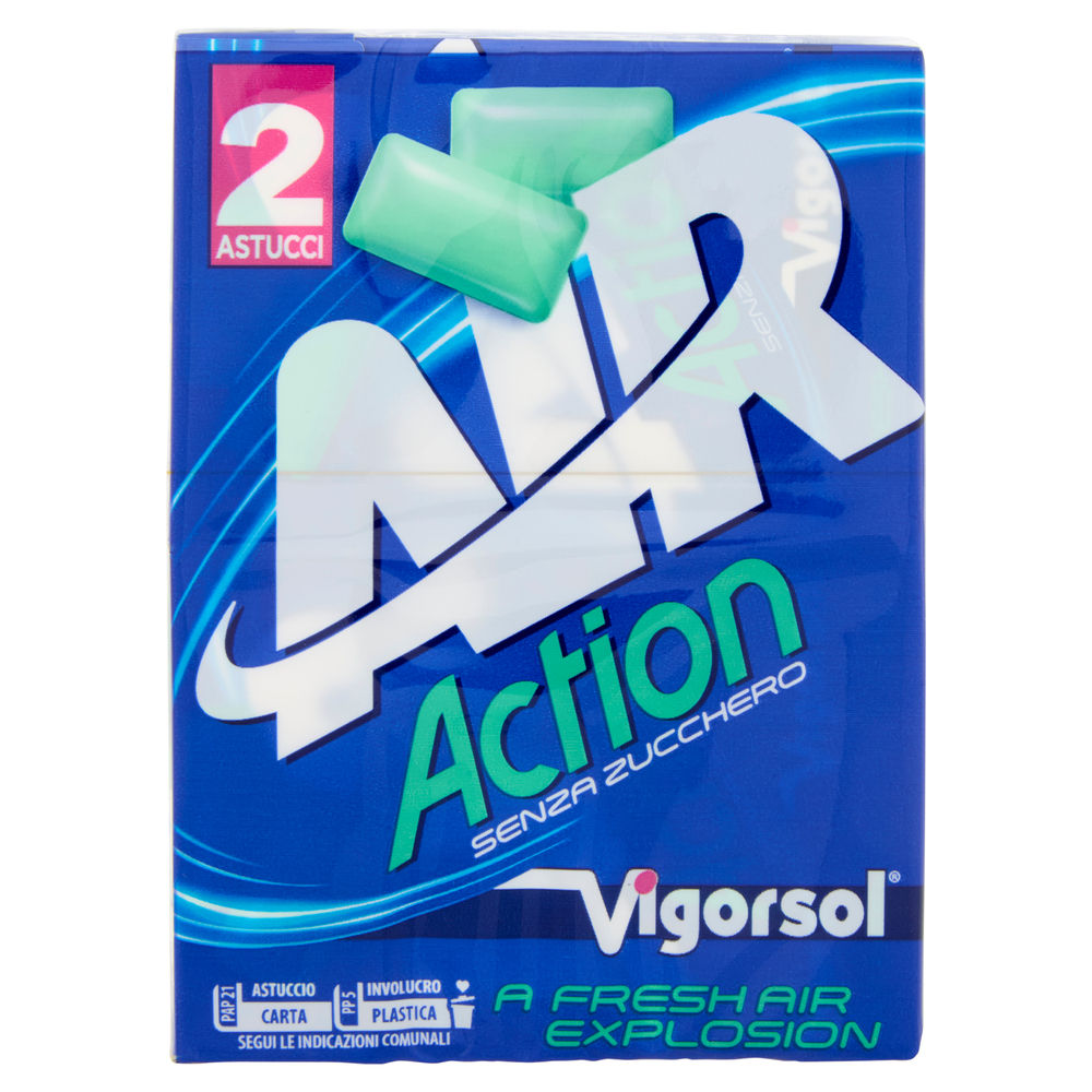 Chewing gum vigorsol air action bipack g 59,4