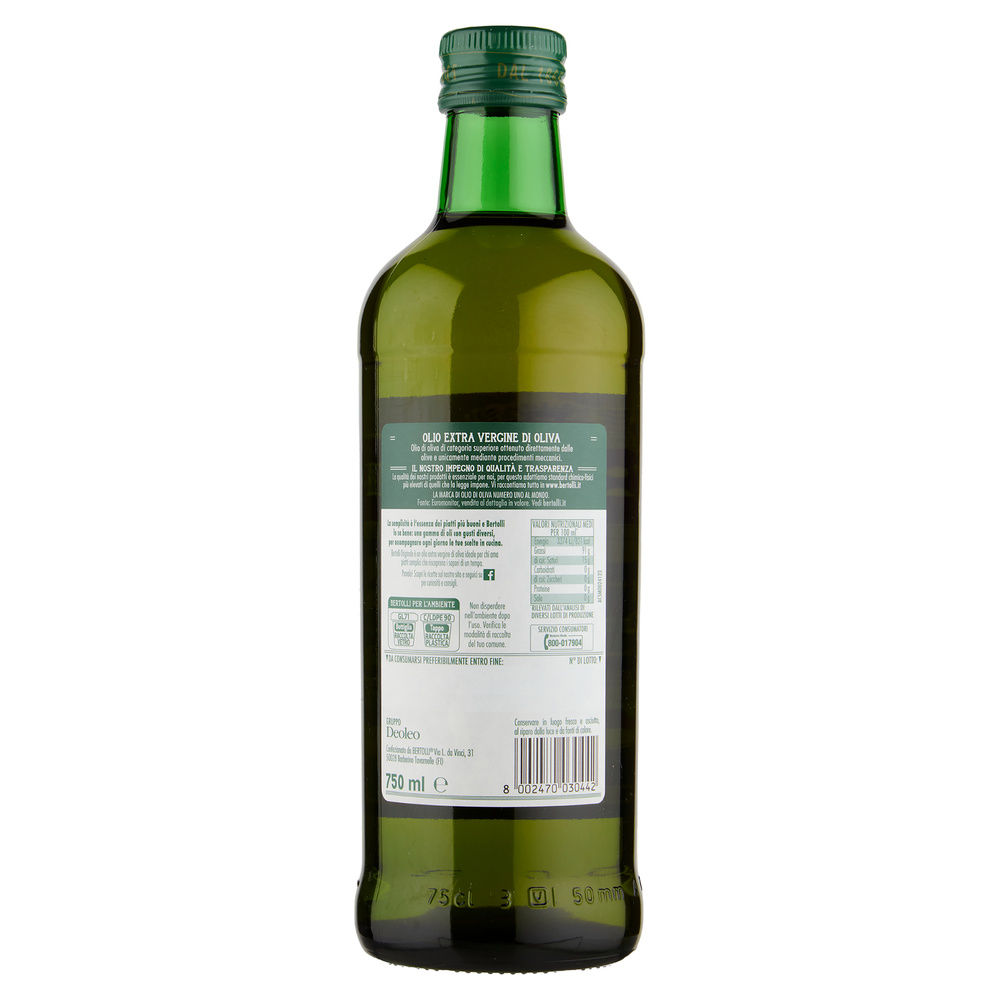 OLIO EXTRAVERGINE DI OLIVA UE/NON UE BERTOLLI ORIGINALE ML750 - 1