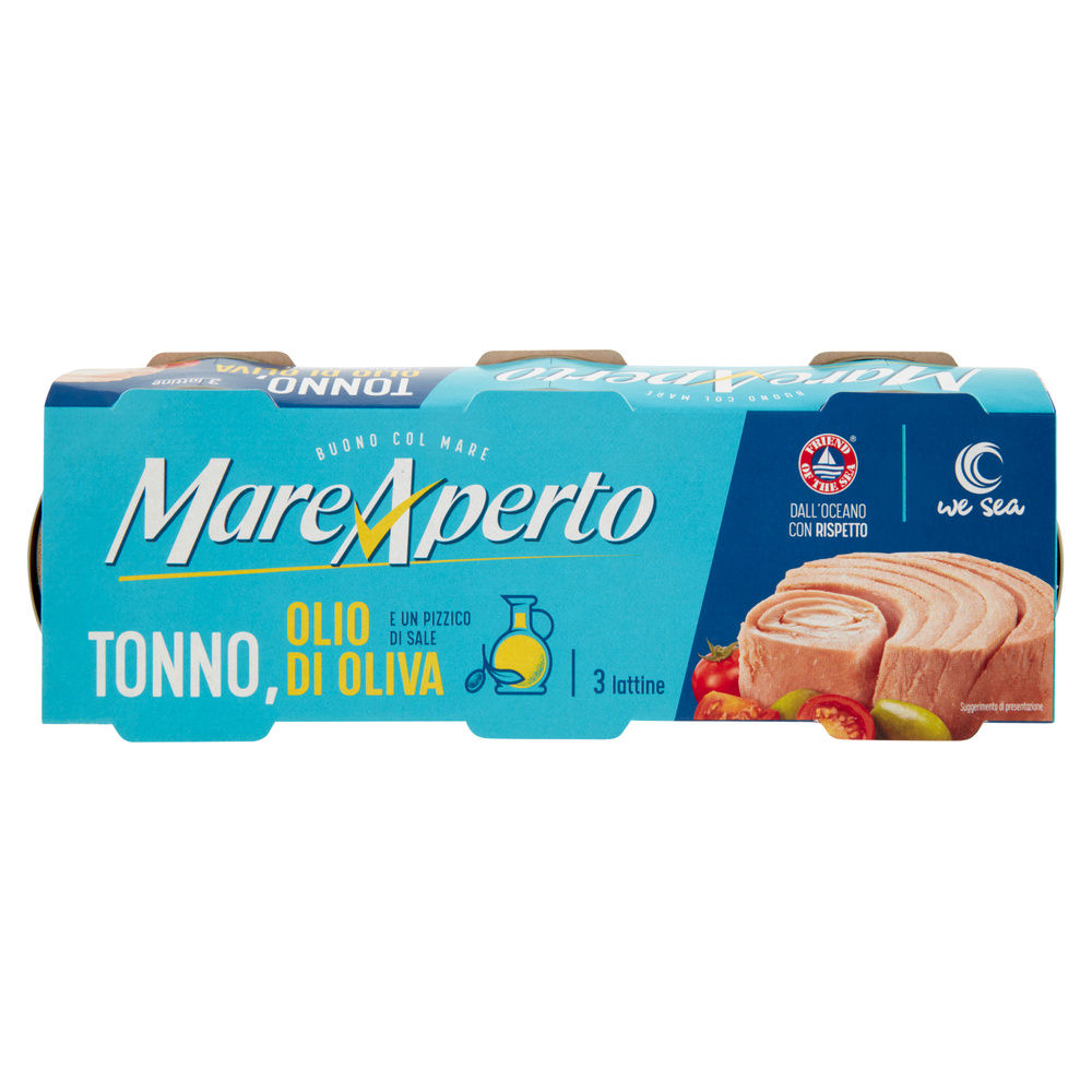 TONNO MARE APERTO IN OLIO DI OLIVA CLUSTER G70X3 - 3