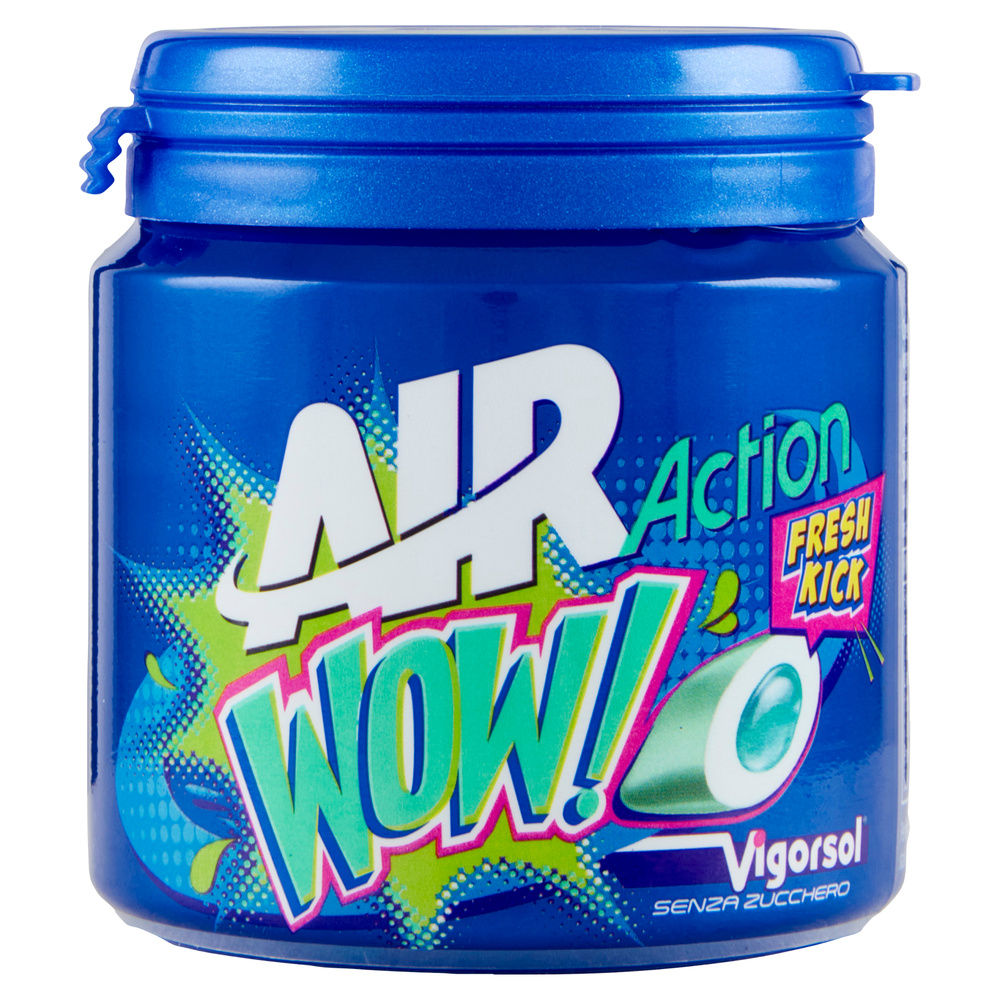 CHEWING GUM AIR ACTION VIGORSOL WOW BOTTLE X8 G92 - 3
