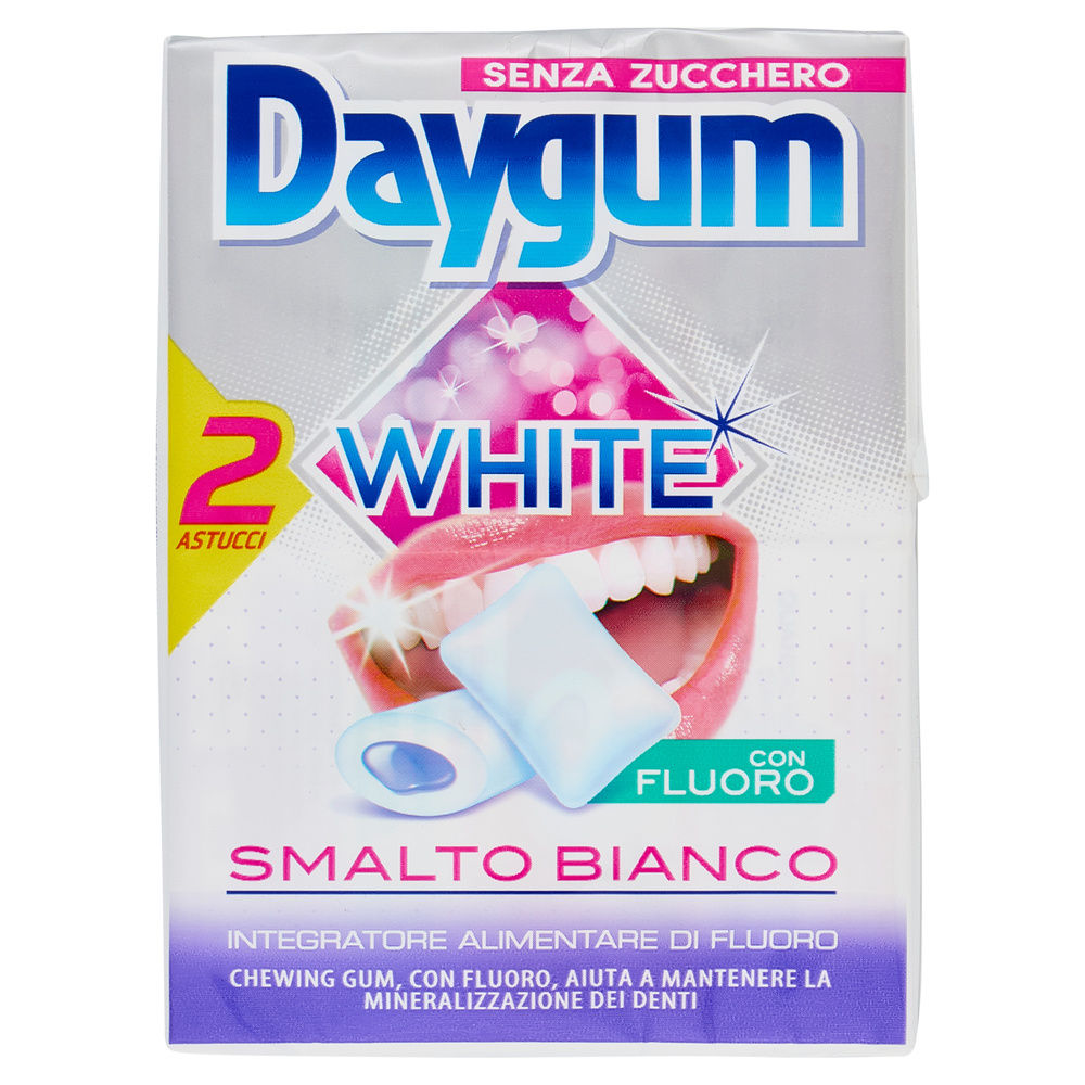 Chewing gum  daygum white 2x24 g 60