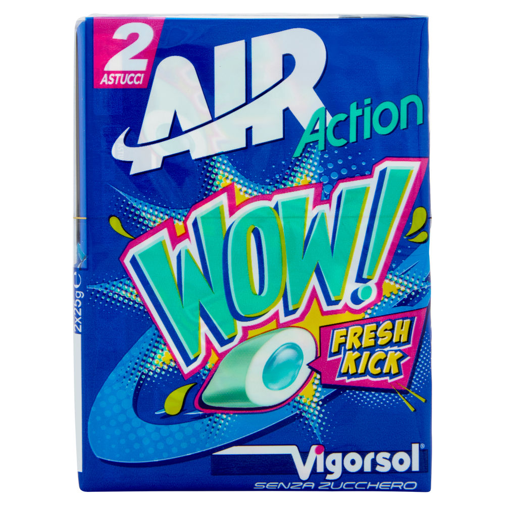Chewing gum air action vigorsol wow 2x24 g50