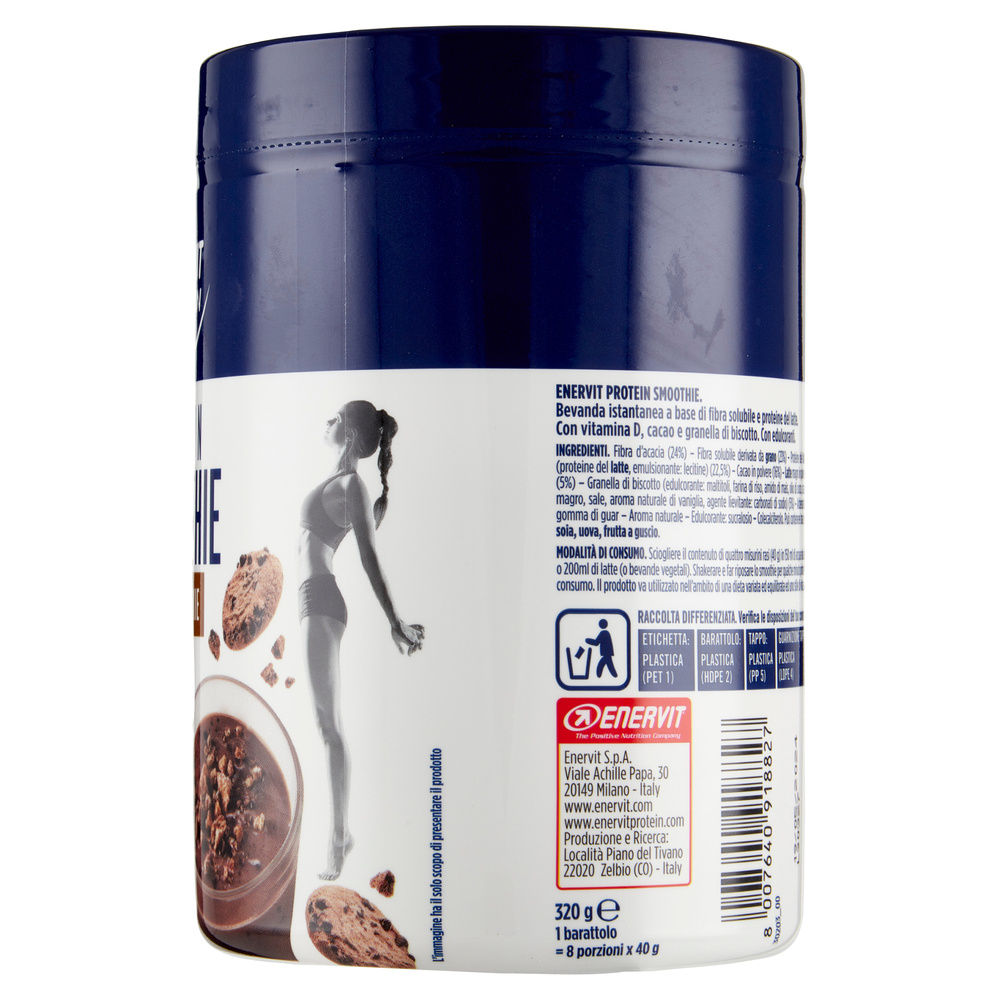 PROTEIN SMOOTHIE CHOCO-COOKIE ENERVIT BARATTOLO G320 - 3