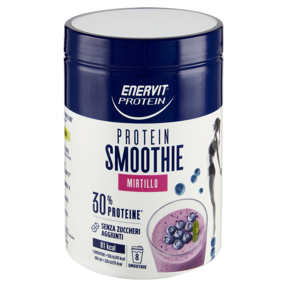 PROTEIN SMOOTHIE MIRTILLO ENERVIT BARATTOLO G320 - 6