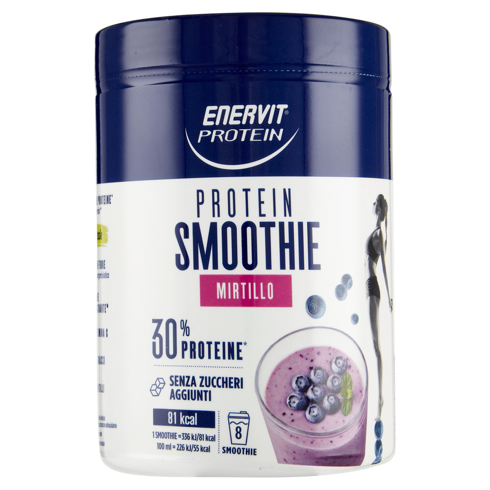 PROTEIN SMOOTHIE MIRTILLO ENERVIT BARATTOLO G320 - 3