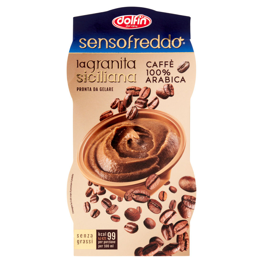 GRANITA CON CAFFE' 100% ARABICA SENSO FREDDO DOLFIN G 200 - 0