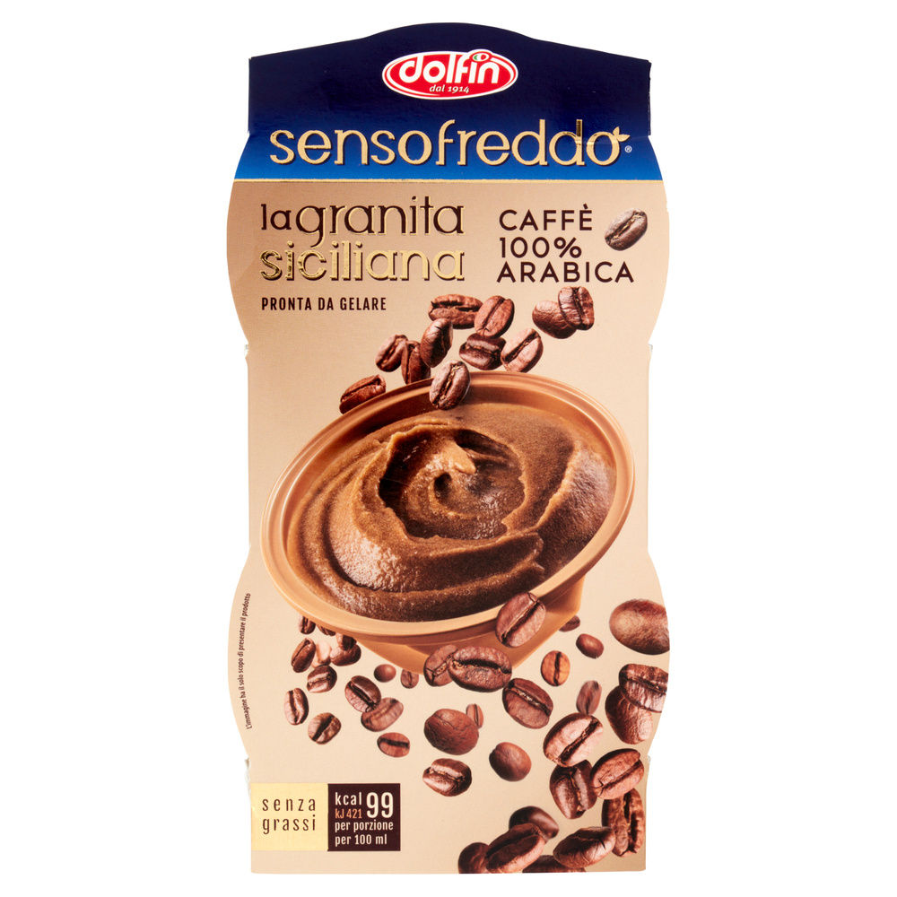 GRANITA CON CAFFE' 100% ARABICA SENSO FREDDO DOLFIN G 200 - 3