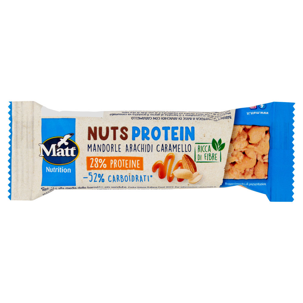 NUTS PROTEIN MANDORLE ARACHIDI CARAMELLO MATT G38 - 0