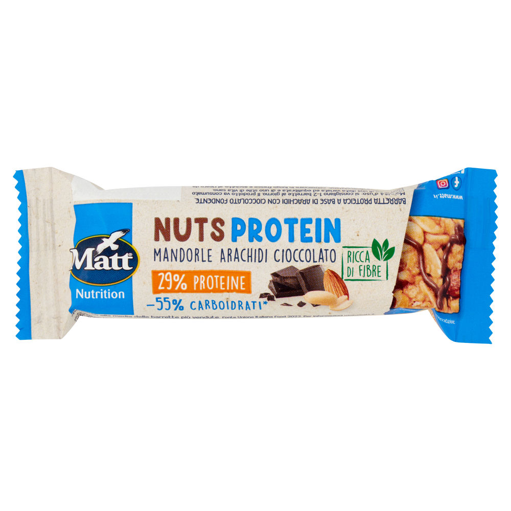 NUTS PROTEIN MANDORLE ARACHIDI CIOCCOLATO MATT G38 - 0