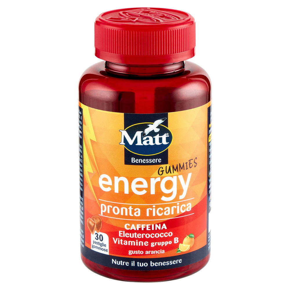 ENERGY GUMMIES 30 PASTIGLIE GOMMOSE MATT BENESSERE G90 - 7