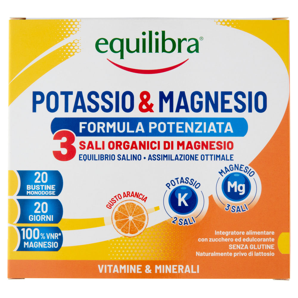 POTASSIO & MAGNESIO 3- 20 BUSTE EQUILIBRA G104 - 0