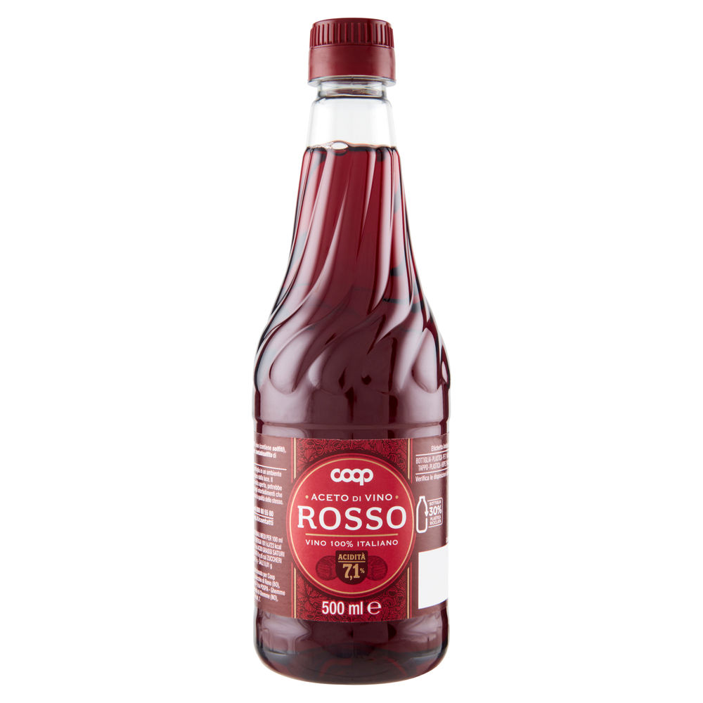 Aceto di vino rosso 7,1 gradi pet coop ml500