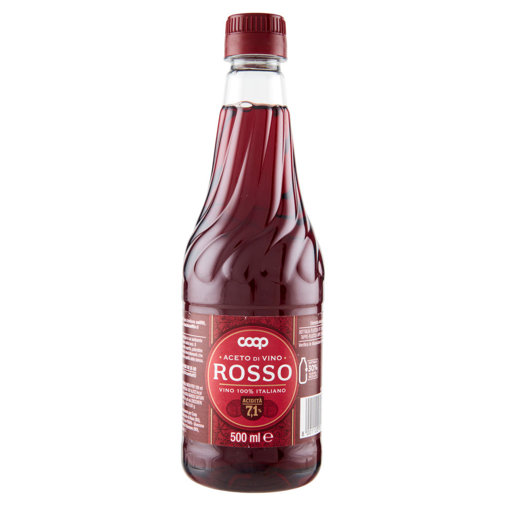 ACETO DI VINO ROSSO 7,1 GRADI PET COOP ML500 - 4