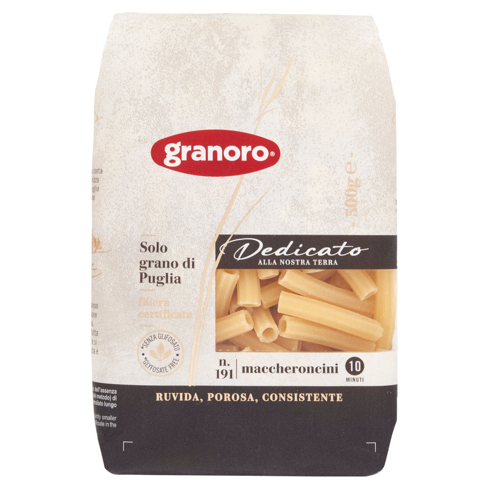 MACCHERONCINI DEDICATO 100% PUGLIA GRANORO 500G - 5