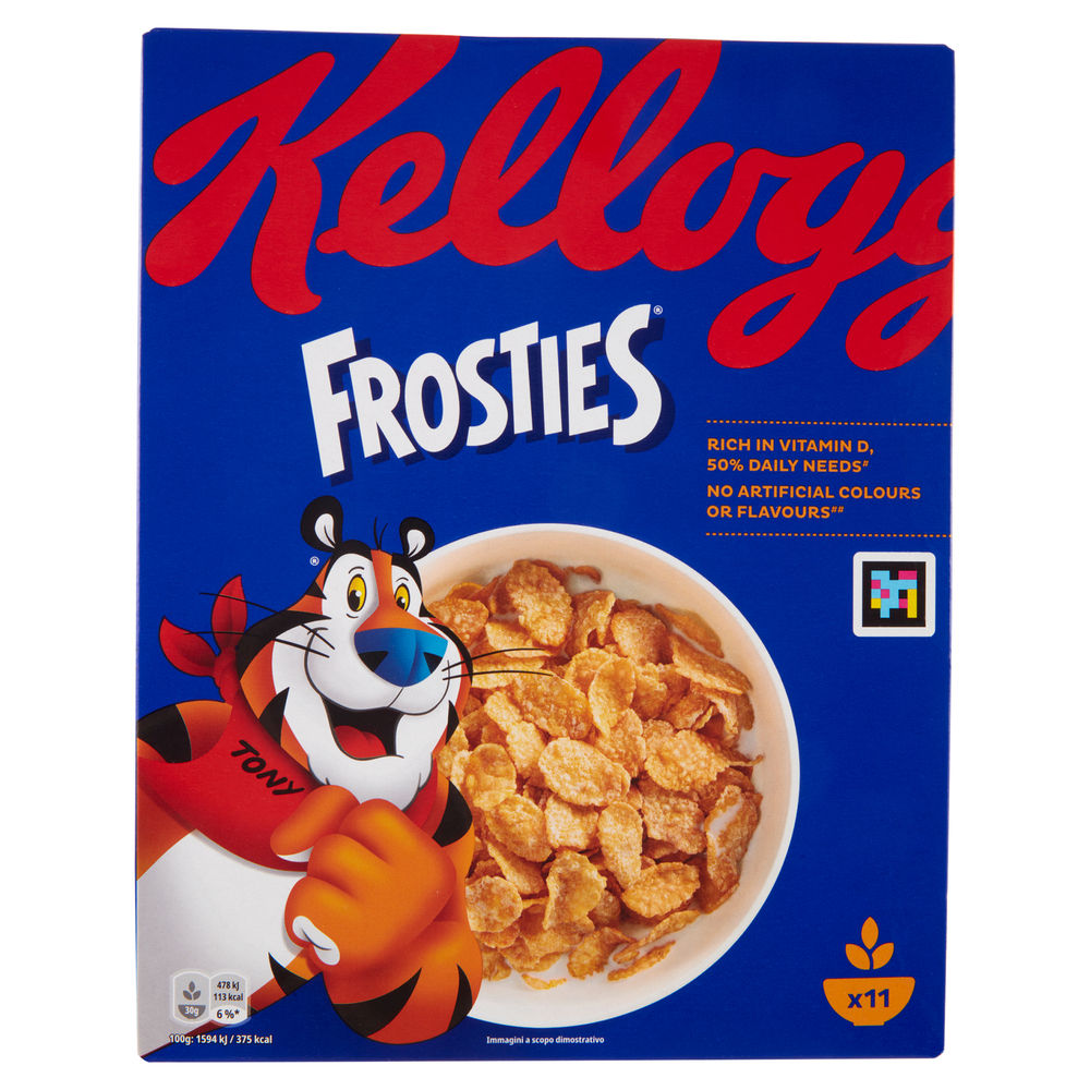 CORN FLAKES KELLOGG'S FROSTIES SCATOLA G 330 - 1