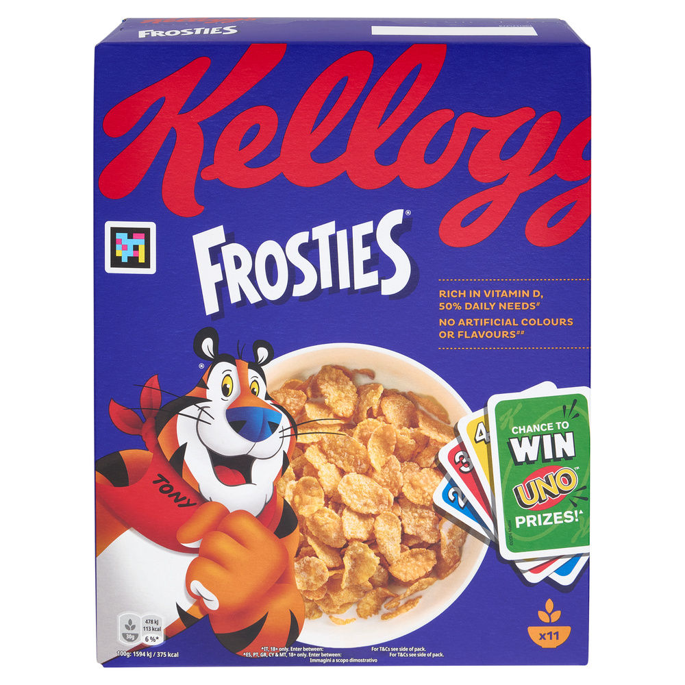 CORN FLAKES KELLOGG'S FROSTIES SCATOLA G 330 - 9