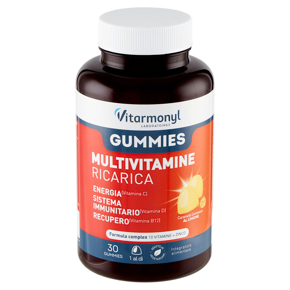 INTEGRATORE GUMMIES MULTIVITAMINE RICARICA VITARMONYL G 75 - 2