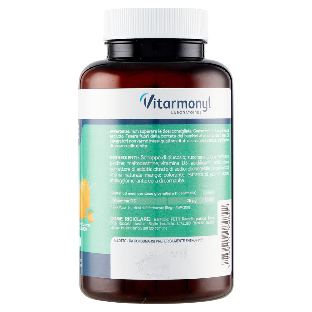 INTEGRATORE GUMMIES VITAMINA D3 1000 UI VITARMONYL G90 - 3